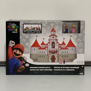 The Super Mario Bros Movie Mushroom Kingdom Castle Playset-New